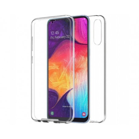 Funda Completa Transparente Pc + Tpu Full Body 360 para Samsung Galaxy A70